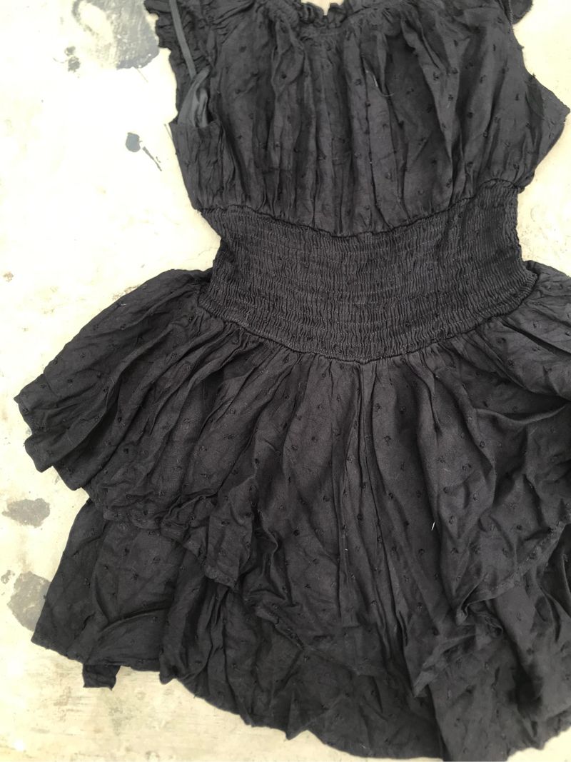 Y2K Grunge Romper Wanita black, foto 3