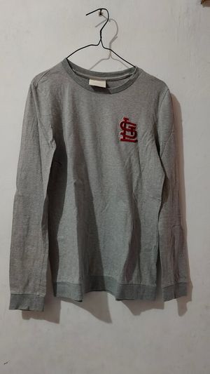 MLB Streetwear Casual Sweatshirt Pria gray