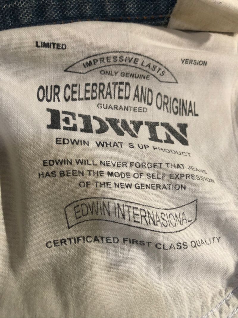 EDWIN Streetwear Short Pria navy blue, foto 4