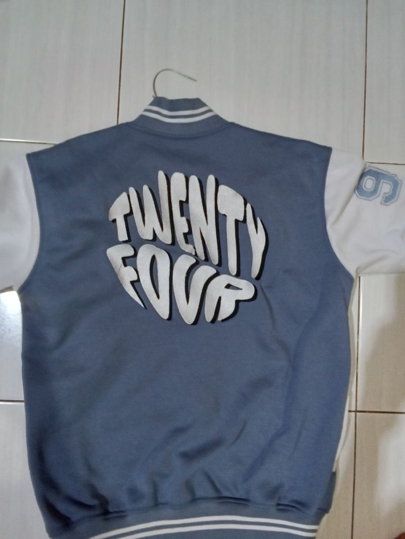Casual Track jacket Pria white blue, foto 2