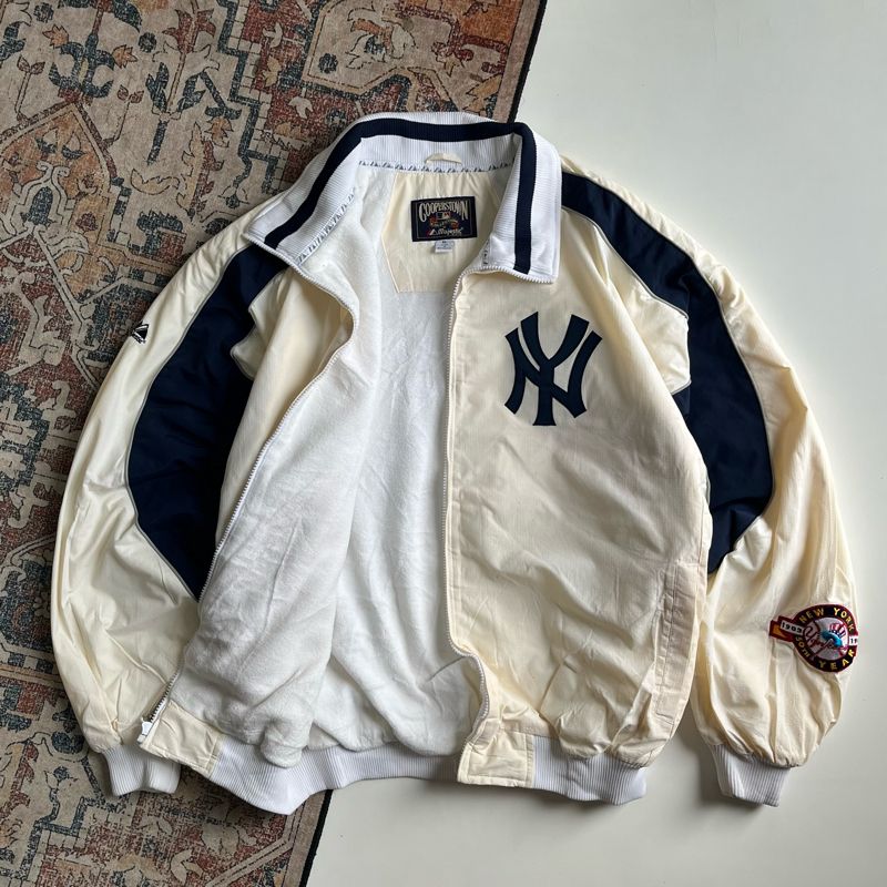 MLB Vintage Y2K Windbreaker Pria white, foto 3