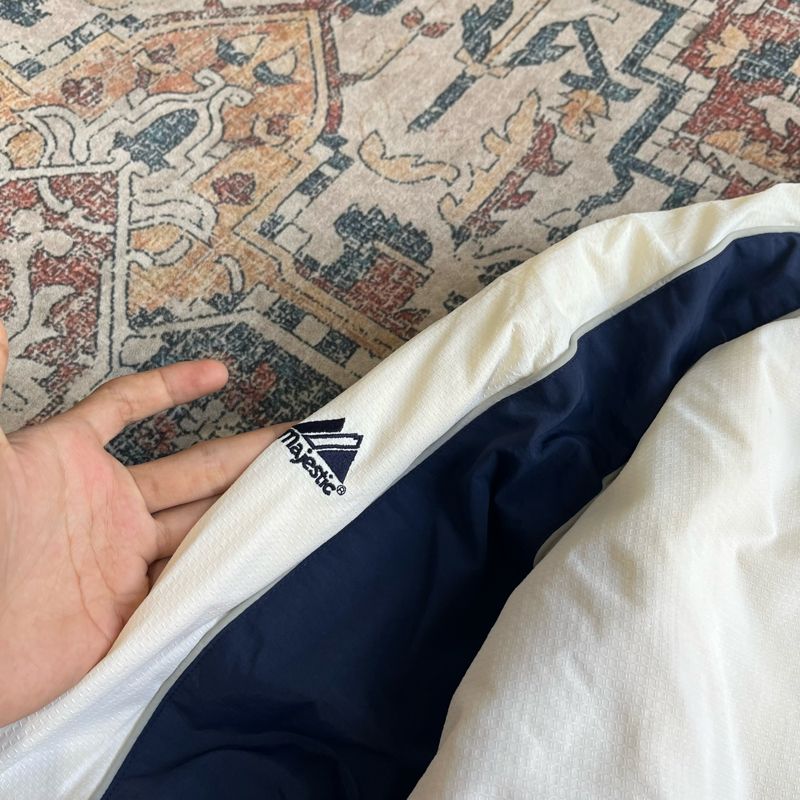 MLB Vintage Y2K Windbreaker Pria white, foto 6