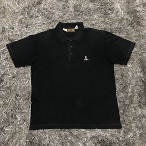 Fendi Vintage Y2K Polo shirt Pria black
