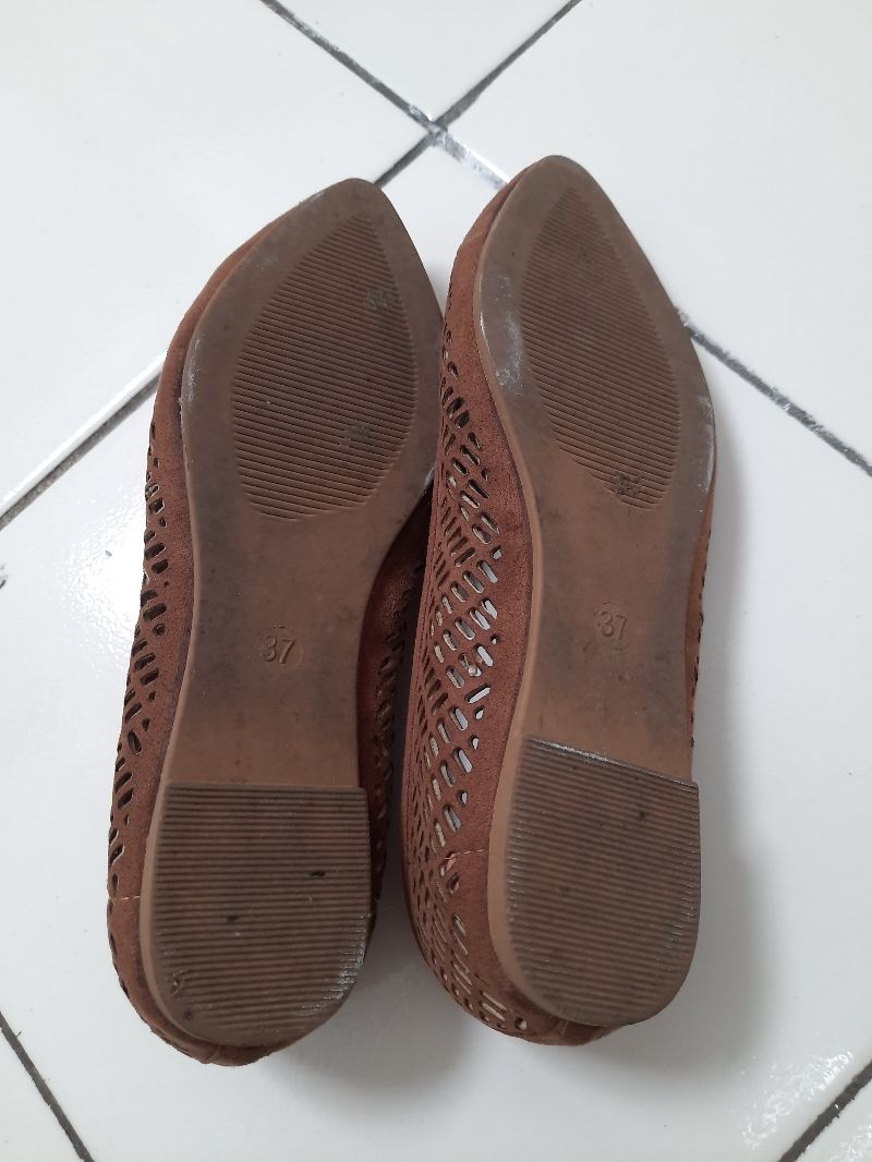 Casual Flat Wanita brown, foto 2