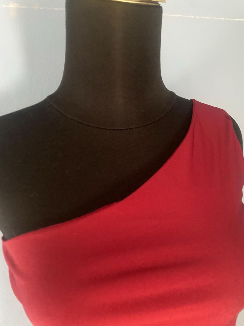 Luxury Crop top Wanita red, foto 3