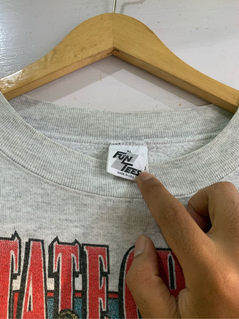 Vintage Y2K Sweater Pria gray, foto 5
