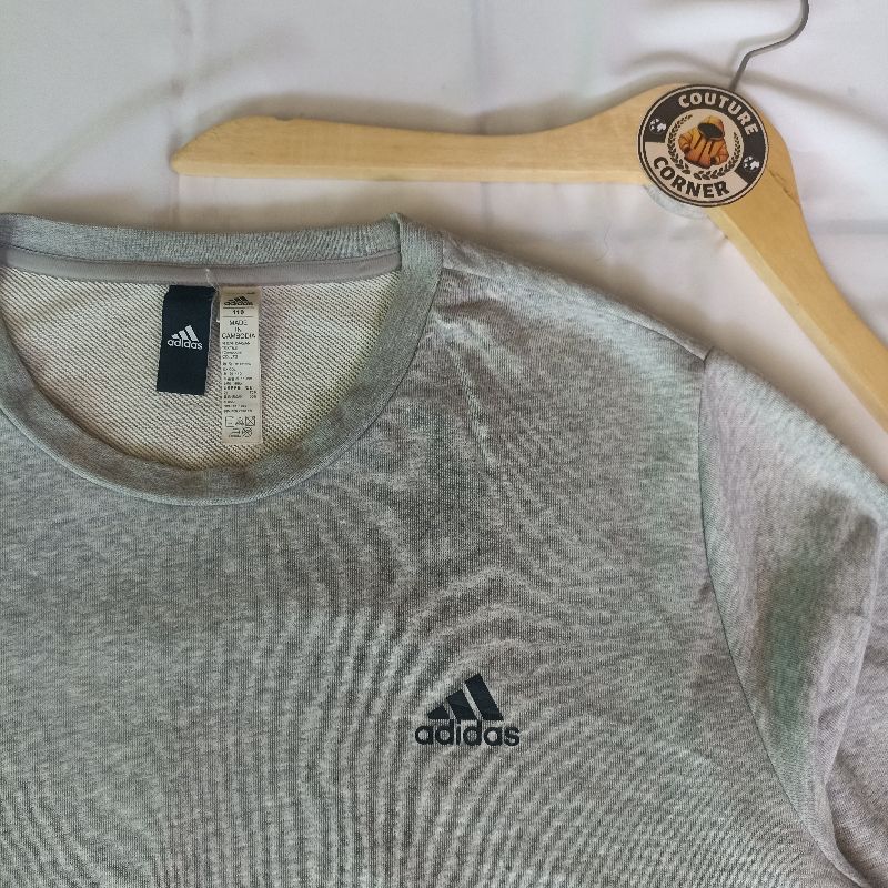 Adidas Casual Sweater Pria gray, foto 3