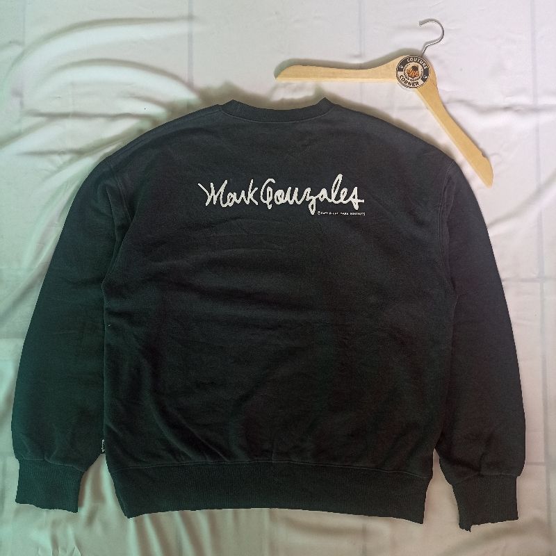 Mark Gonzales Casual Sweater Pria black, foto 5