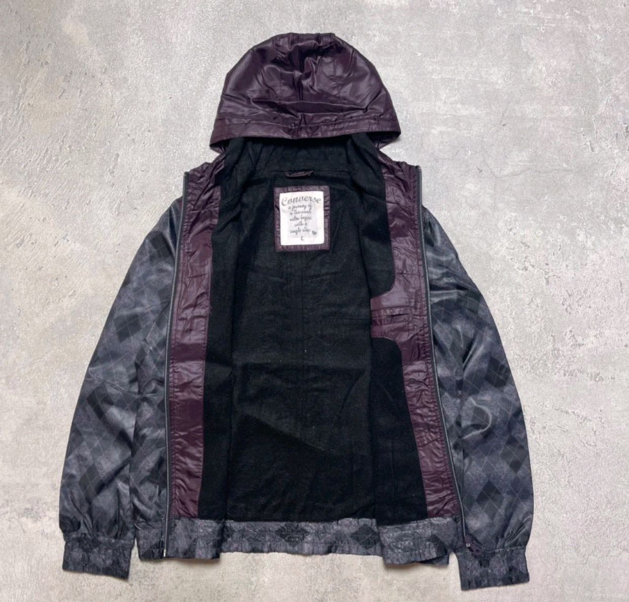 Minimalist Casual Windbreaker Pria red black, foto 4