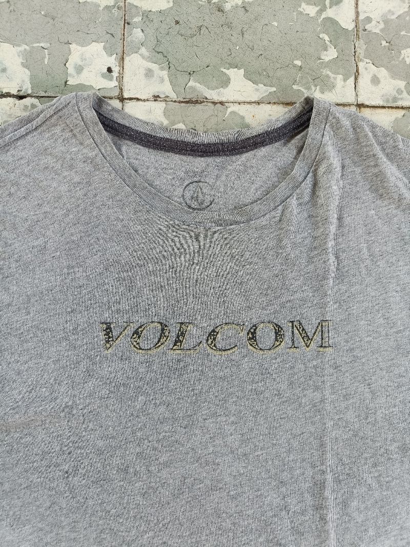 Volcom Vintage T-shirt Pria gray, foto 5