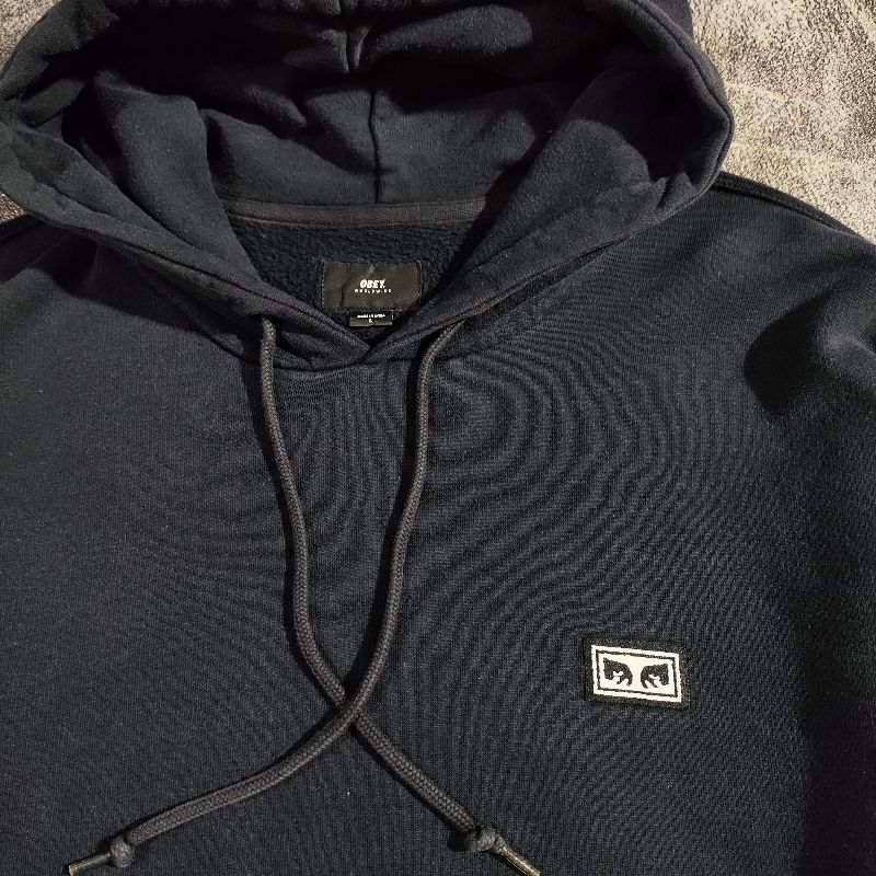 Obey Streetwear Hoody Pria black, foto 2