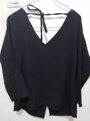 Vintage Blouse Wanita black