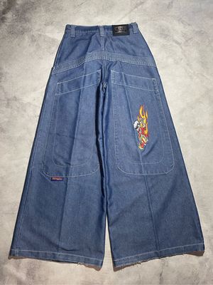 Y2K Jeans Pria navy blue