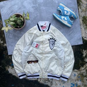 Stussy Grunge Indie Bomber jacket Pria white