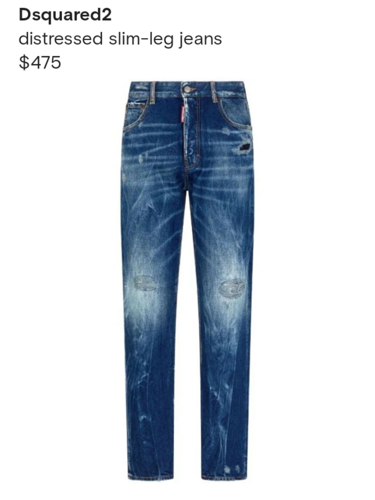 DSQUARED2 Skinny jeans Wanita blue