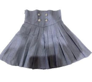 Coquette Casual Mini skirt Wanita gray