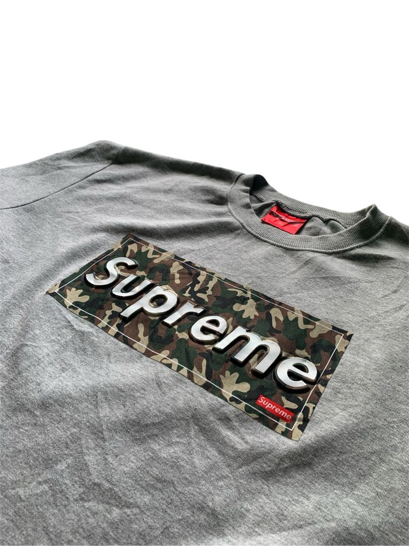 Supreme Casual Sweatshirt Pria gray, foto 4
