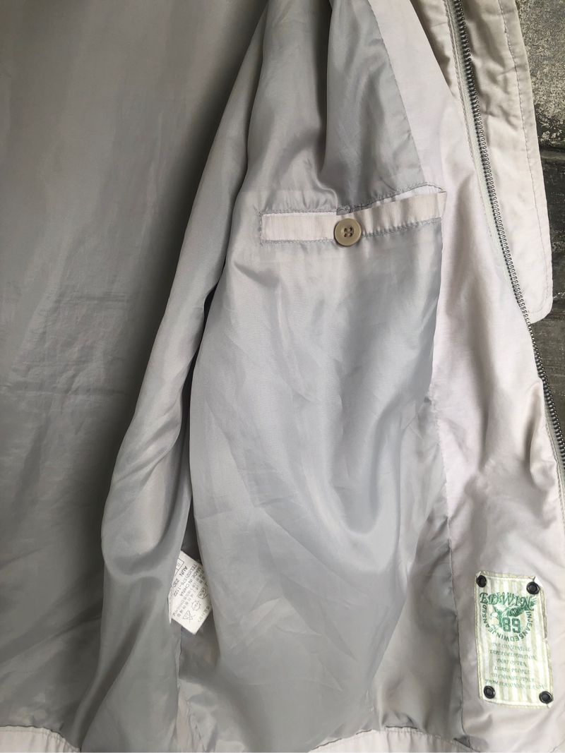 EDWIN Y2K Biker Harrington jacket Pria cream, foto 6