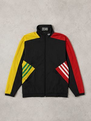 Adidas Originals Mens Tolima 02 Track Top Jacket Black Red Y