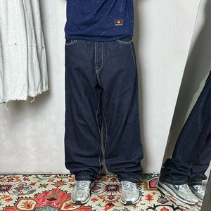 Japanese brand Vintage Y2K Jeans Pria black