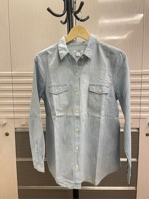 Y2K Casual Shirt Wanita blue