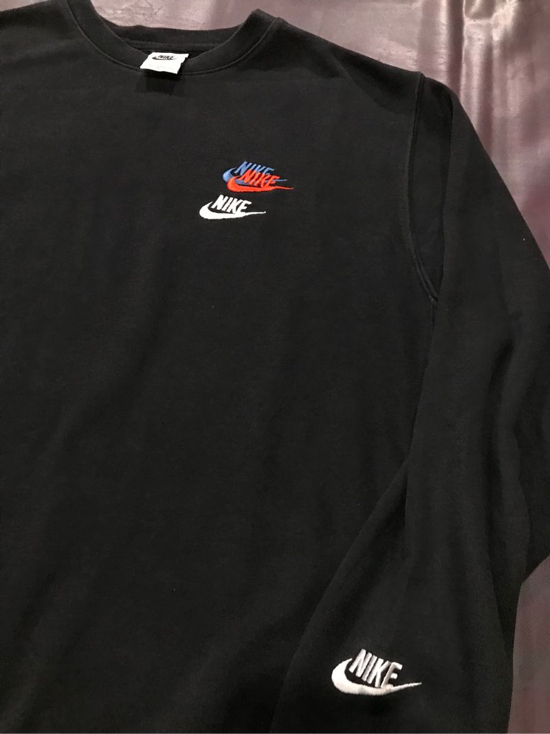 Nike Vintage Sweatshirt Pria black, foto 4