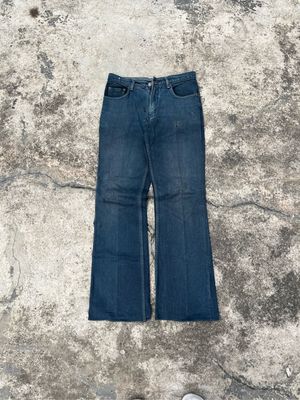 Puma Vintage Wide leg jeans Wanita navy