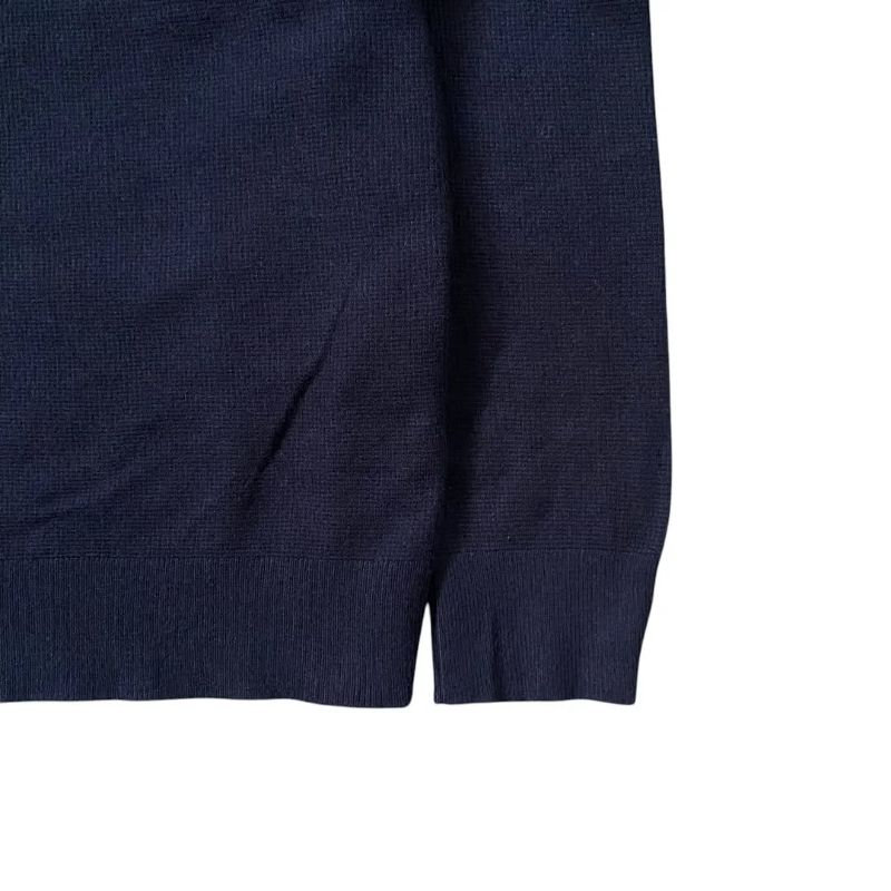 Minimalist Casual Sweater Pria navy, foto 3