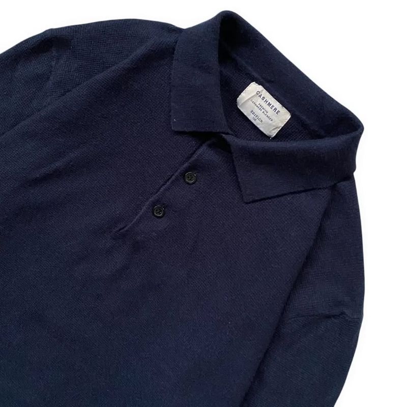 Minimalist Casual Sweater Pria navy, foto 2