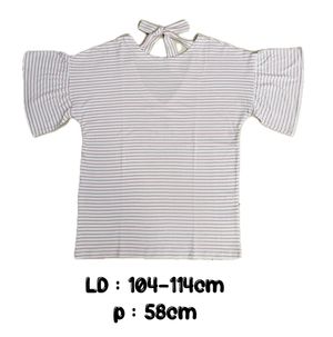 Banana Republic Lolita Casual Shirt Wanita white pink