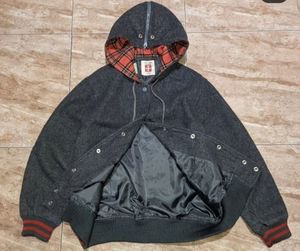 Casual Bomber jacket Pria gray