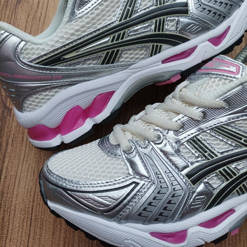 Asics Sportswear Casual Sneakers Wanita silver pink, foto 2