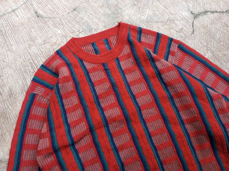 Vintage Casual Sweater Pria red, foto 2