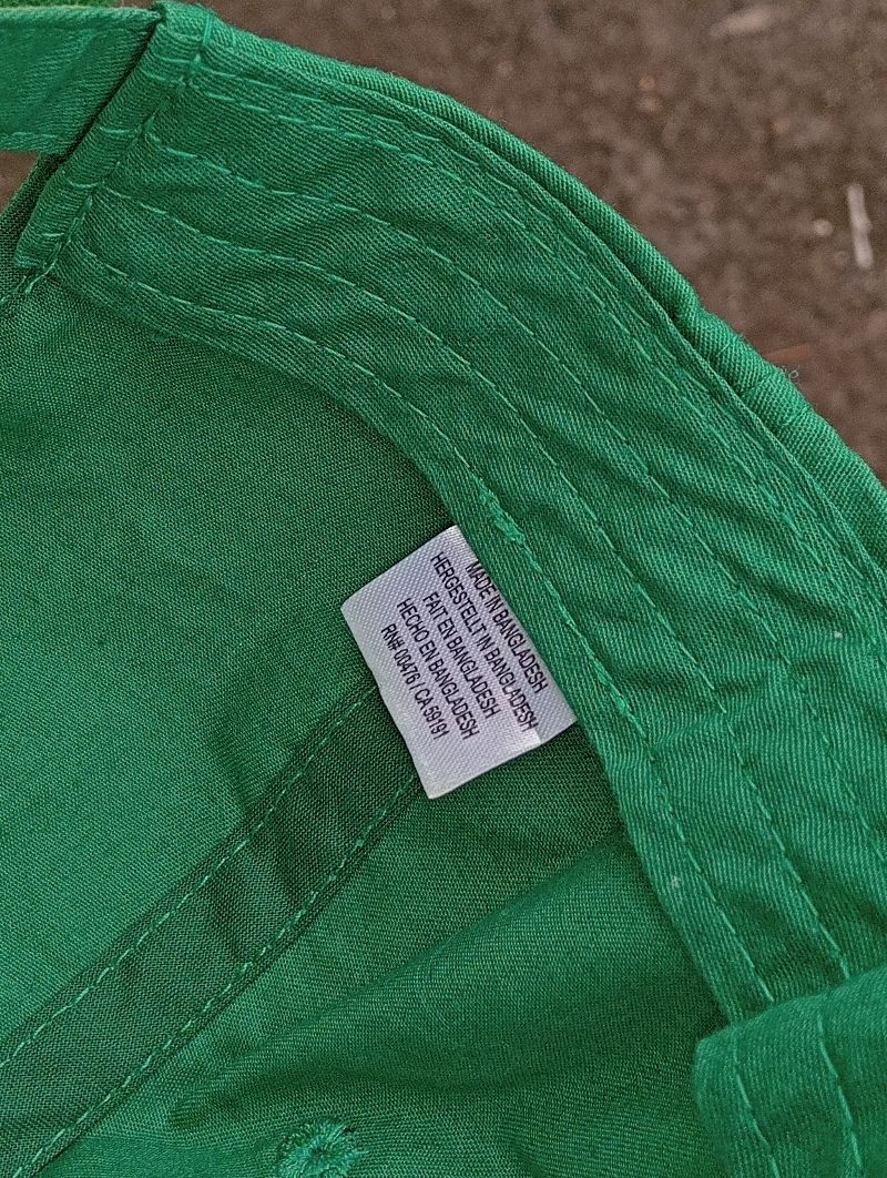 Vintage Hat Pria green, foto 4