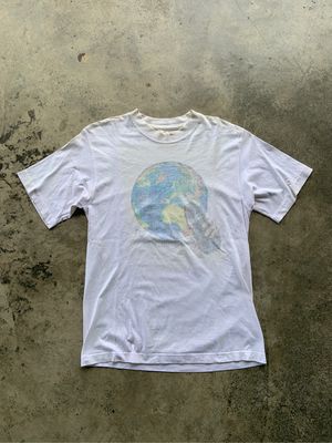 Made in USA Vintage Streetwear T-shirt Pria white