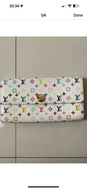 Louis Vuitton Vintage Tas dompet Wanita white