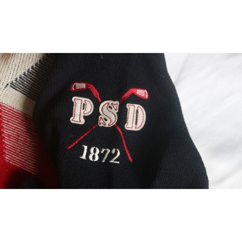 Vintage Sweater Pria red black, foto 6
