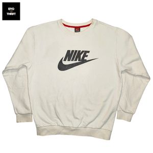 Nike Casual Sweater Pria white