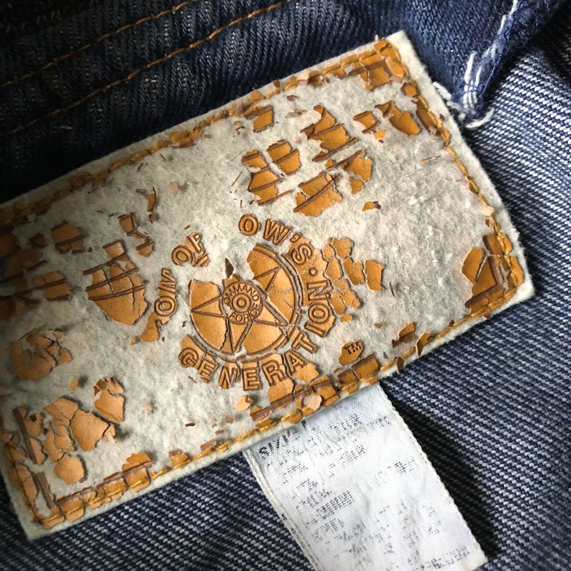 Vintage Denim jacket Pria navy blue, foto 5