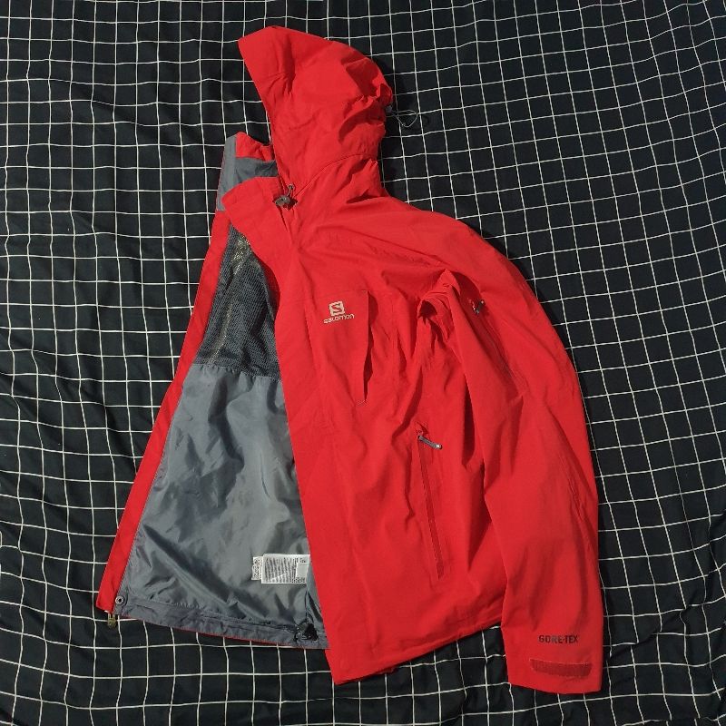 Salomon Gorpcore Windbreaker Pria red, foto 3