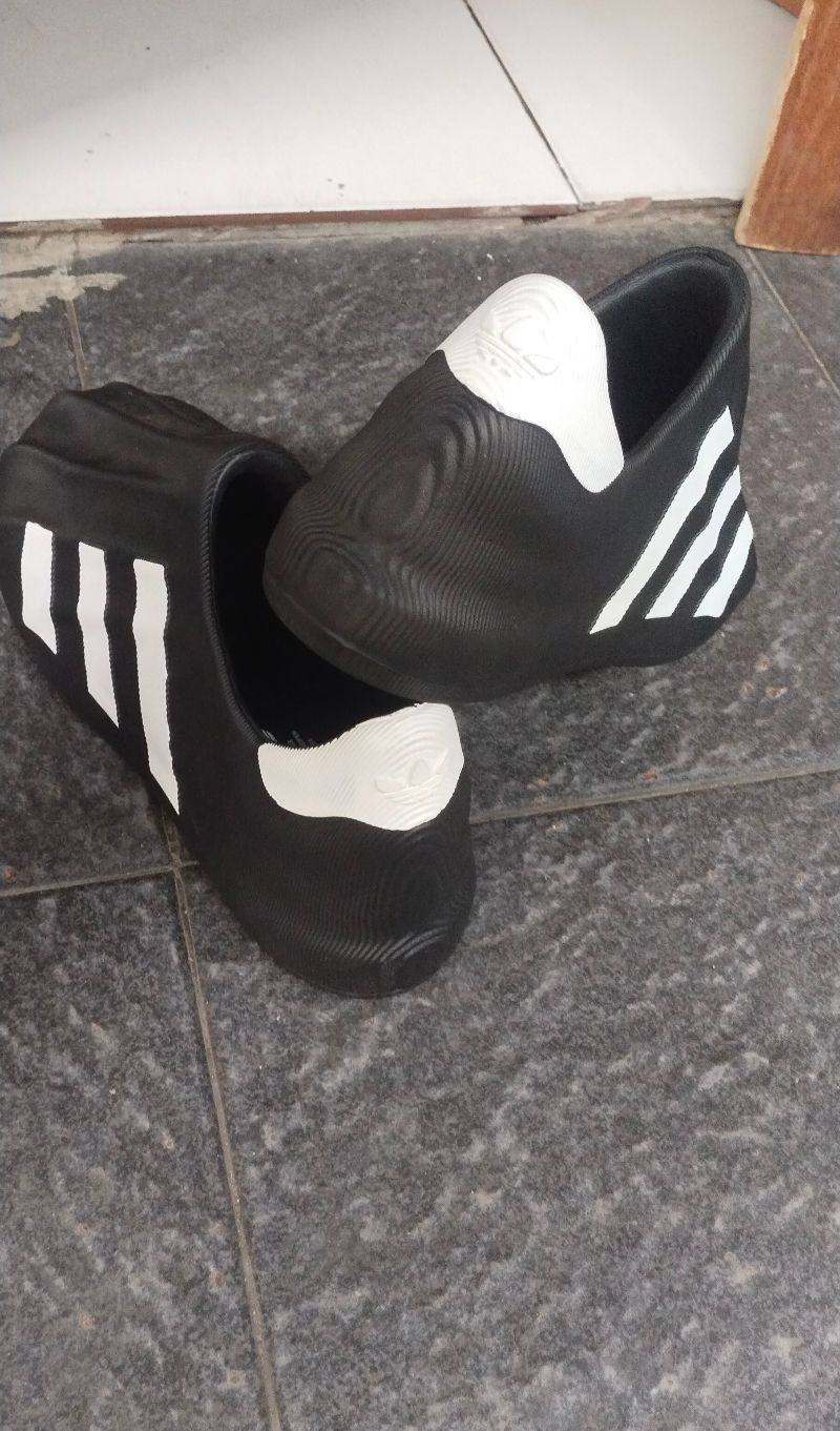 Adidas Casual Pria white black, foto 3