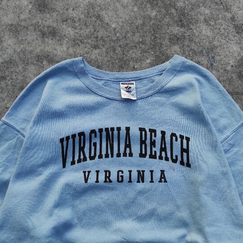 Jerzees Casual Sweatshirt Pria blue, foto 7