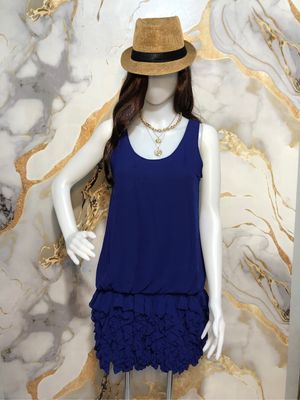 Lolita Casual Casual dress Wanita navy blue
