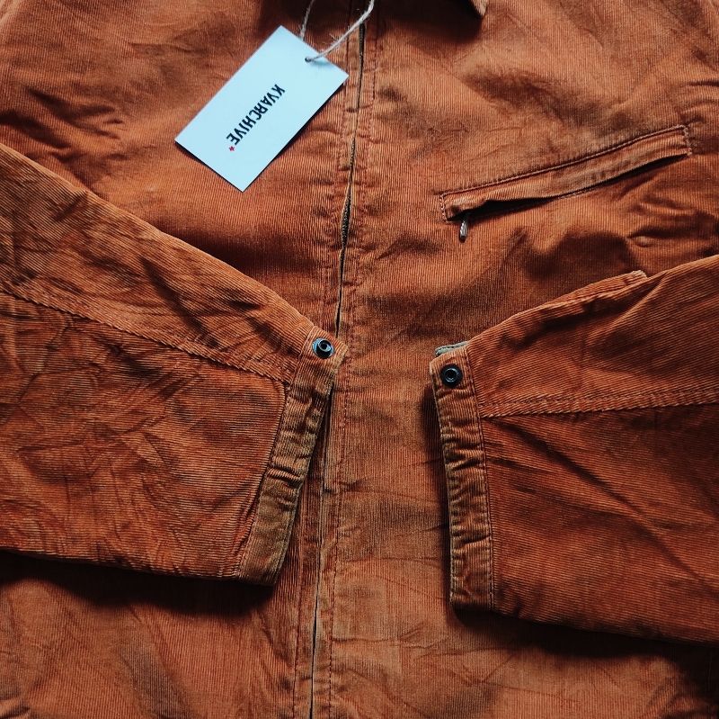 Casual Parka Pria green orange, foto 6