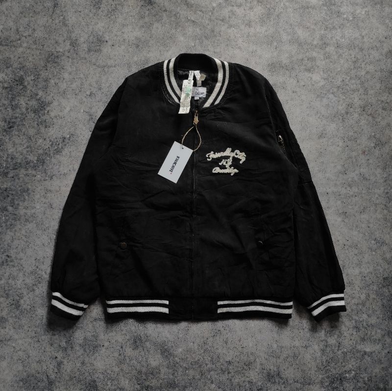 Casual Bomber jacket Pria black, foto 2