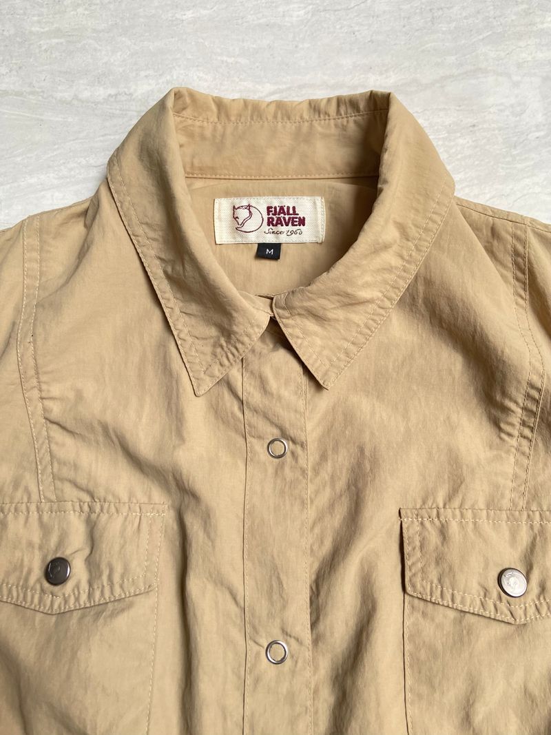 Fjällräven Casual Leather jacket Pria tan, foto 4