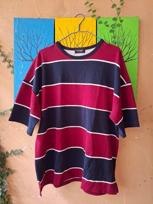 Casual T-shirt Pria multicolor