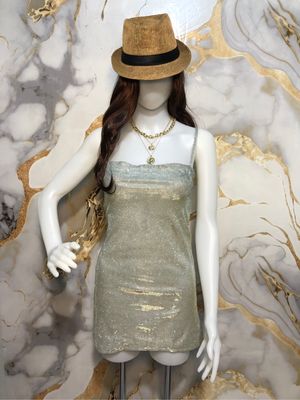 Luxury Evening dress Wanita silver
