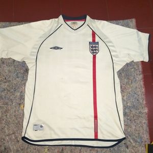 Umbro Vintage Streetwear Jersey Pria white red