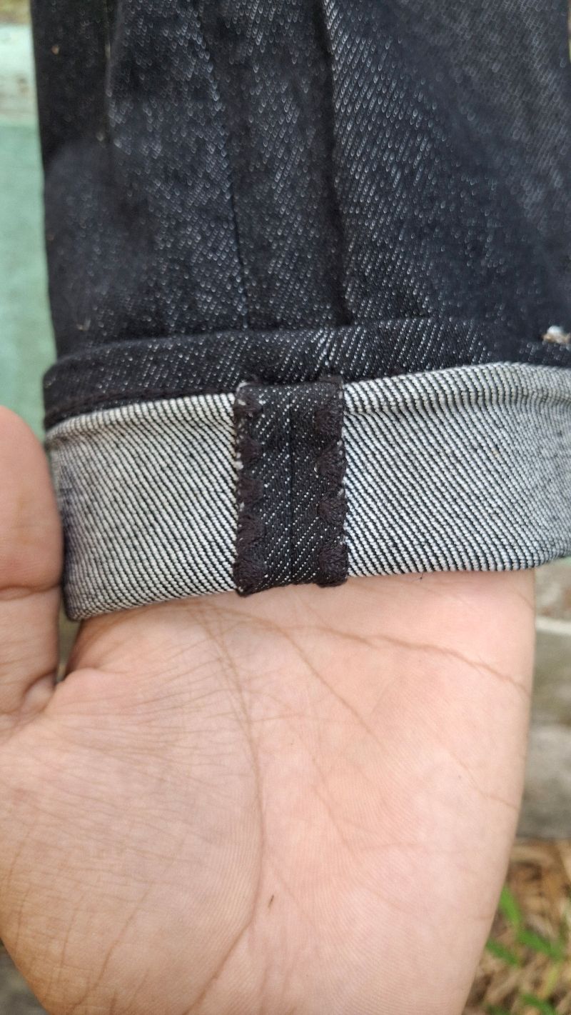 Biker Emo Denim jacket Pria black, foto 2